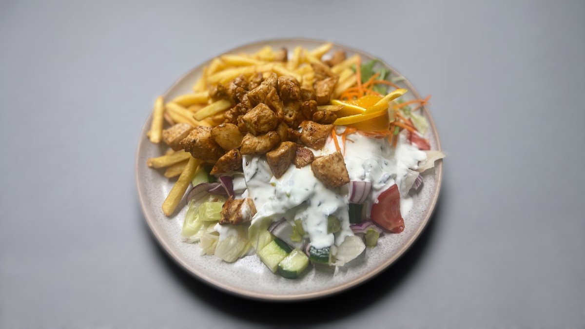 Gyros Tál Csirkemell + hasábburgonya